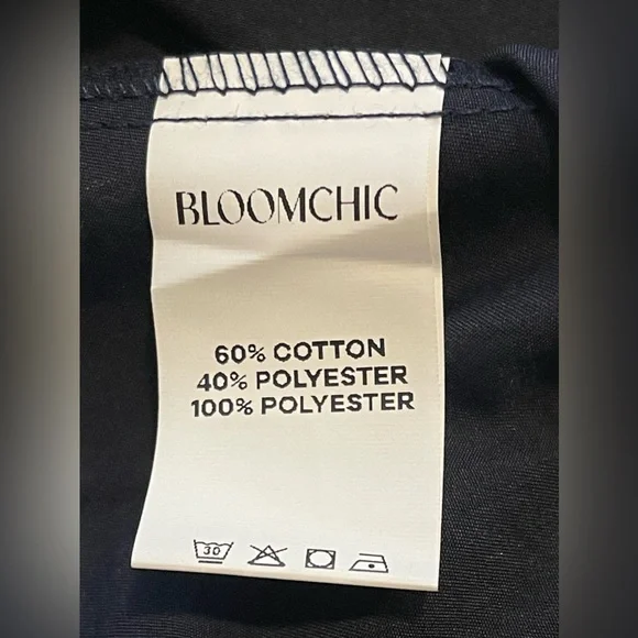 Bloomchic plaid belted cinched waist, long sleeve elastic ruffle wrist dress - Picture 10 of 11